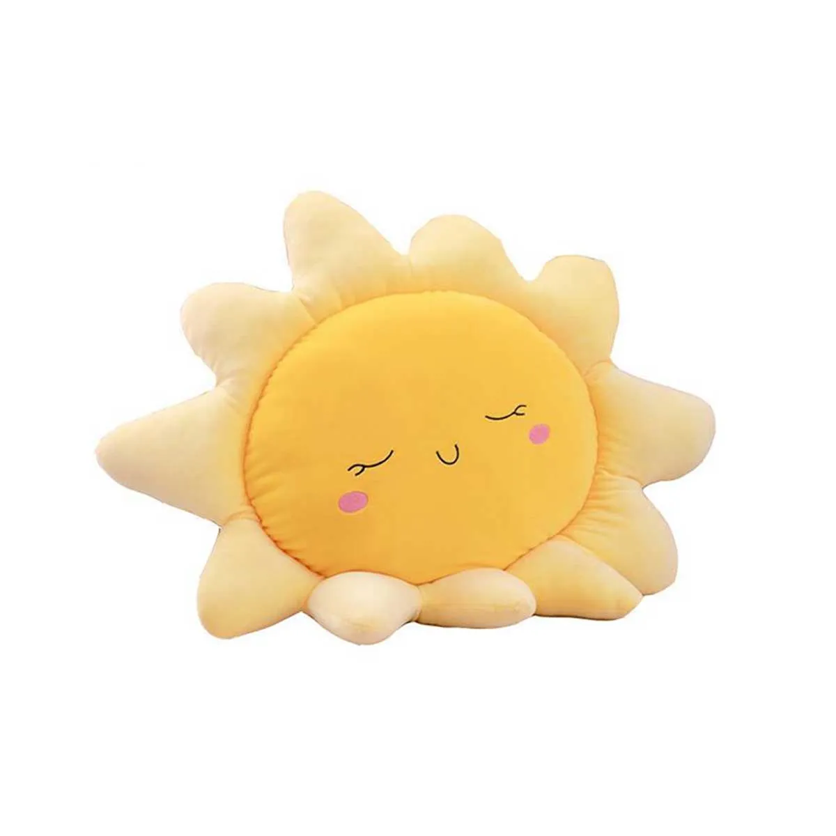 17.7in Sunflower Plush Pillow