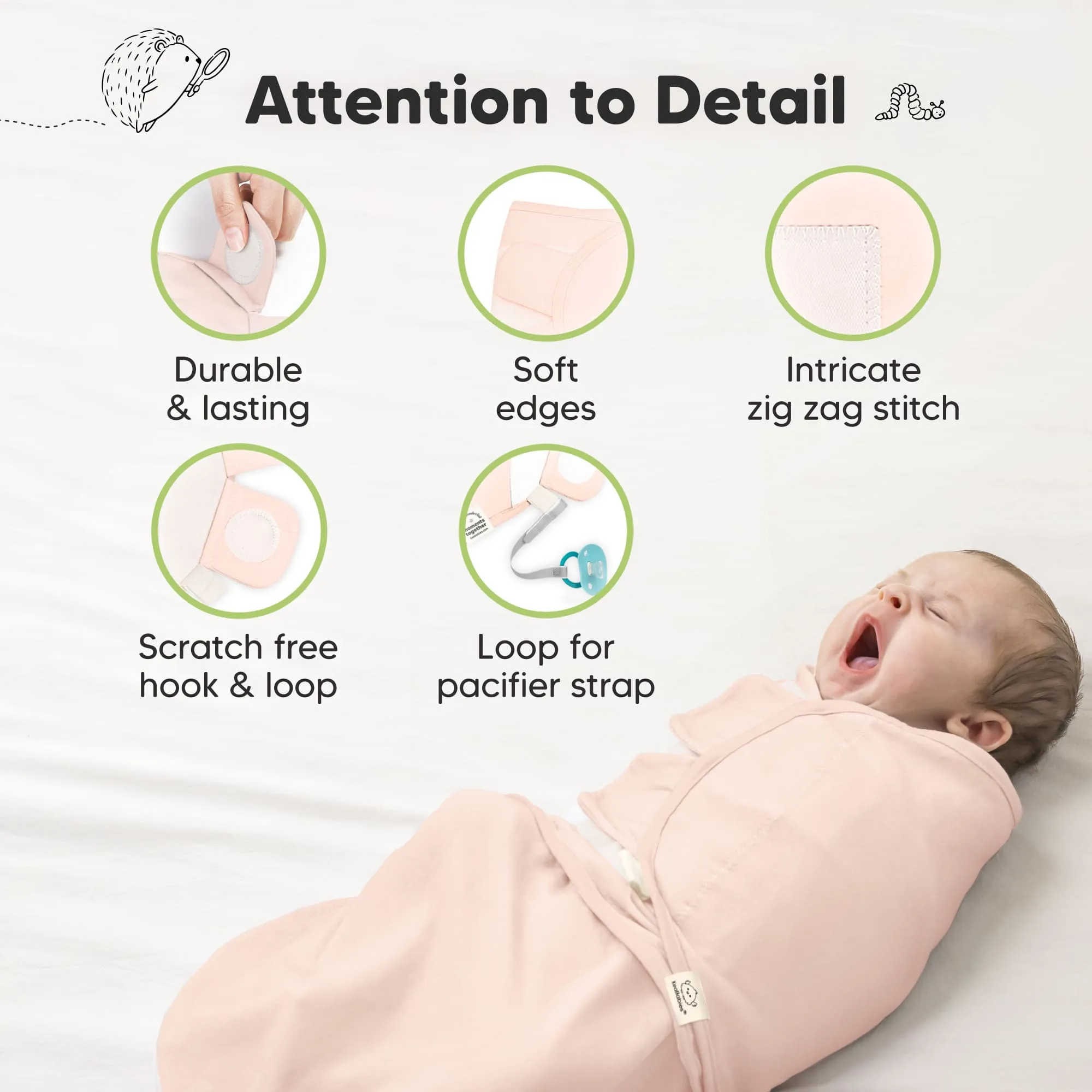 3-Pack Soothe Swaddle Wraps (Bumble Bear)