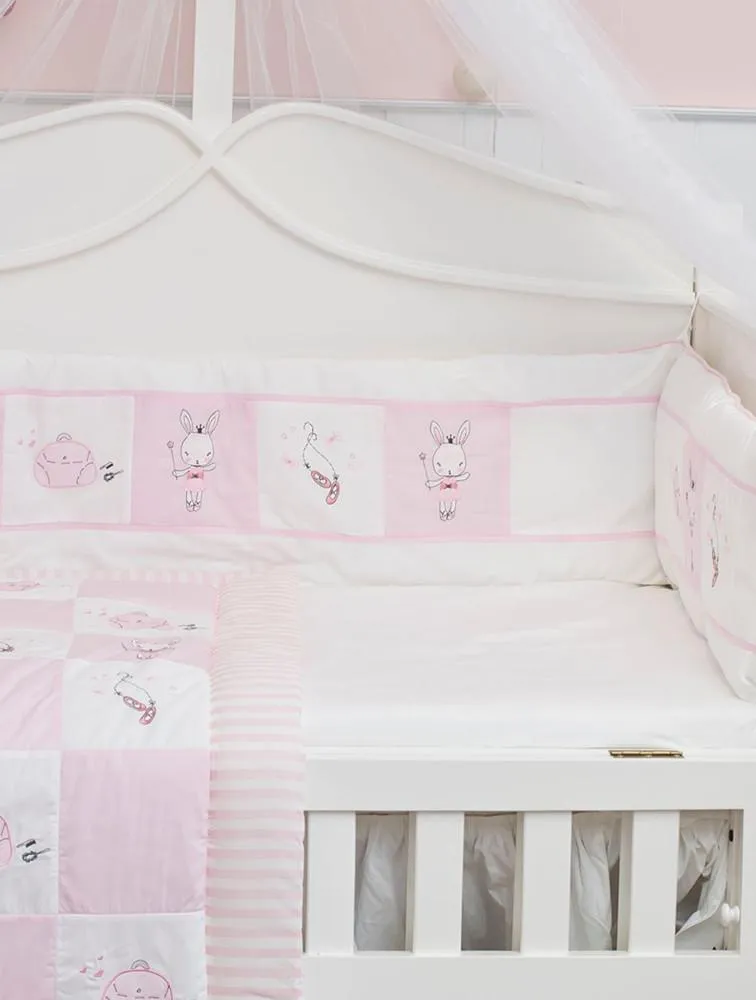 Baby Cot Bumpers – Bunny Theme