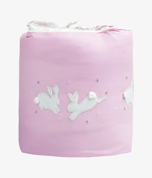 Baby Cot Bumpers – Pink Rabbit Theme