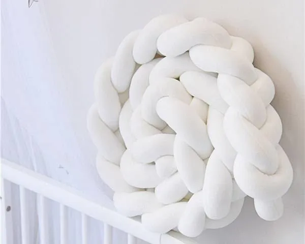 Baby's Braided Crib Bumpers