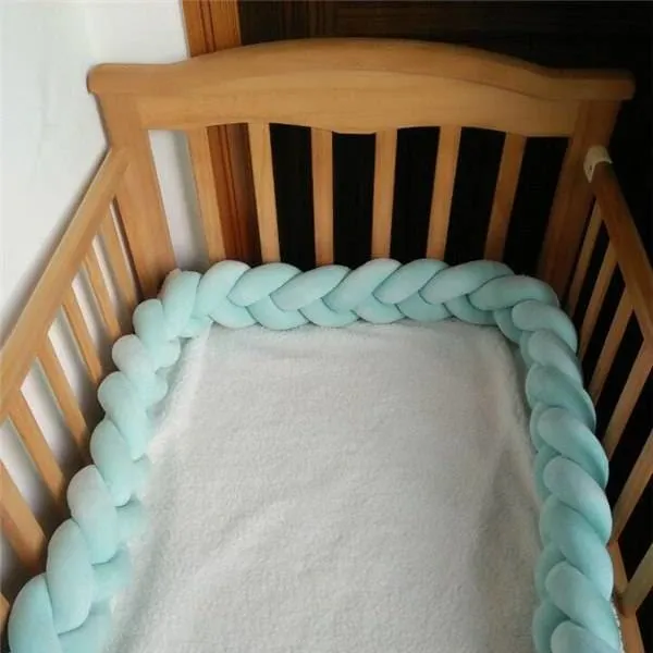 Baby's Braided Crib Bumpers