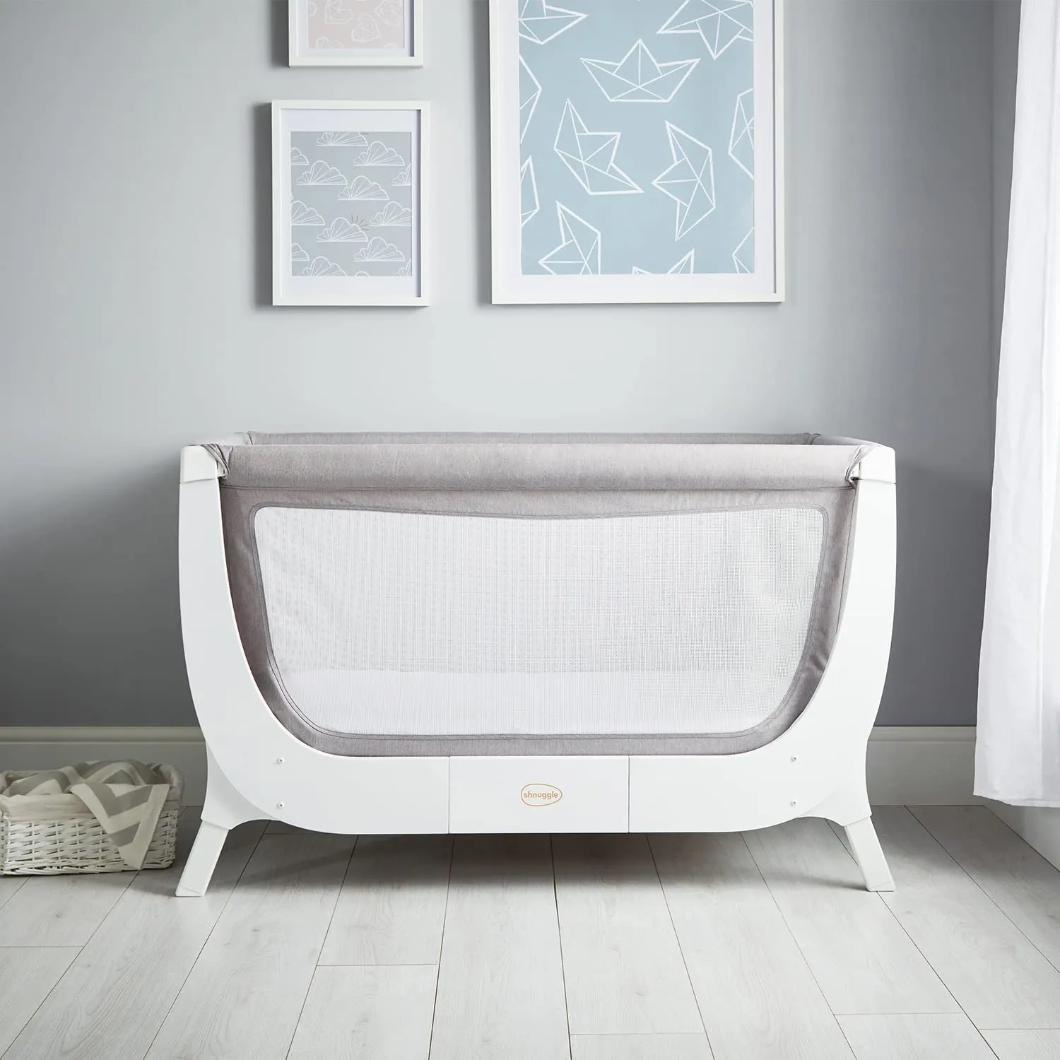 Beaba by Shnuggle Air Complete Sleep System Grey/White