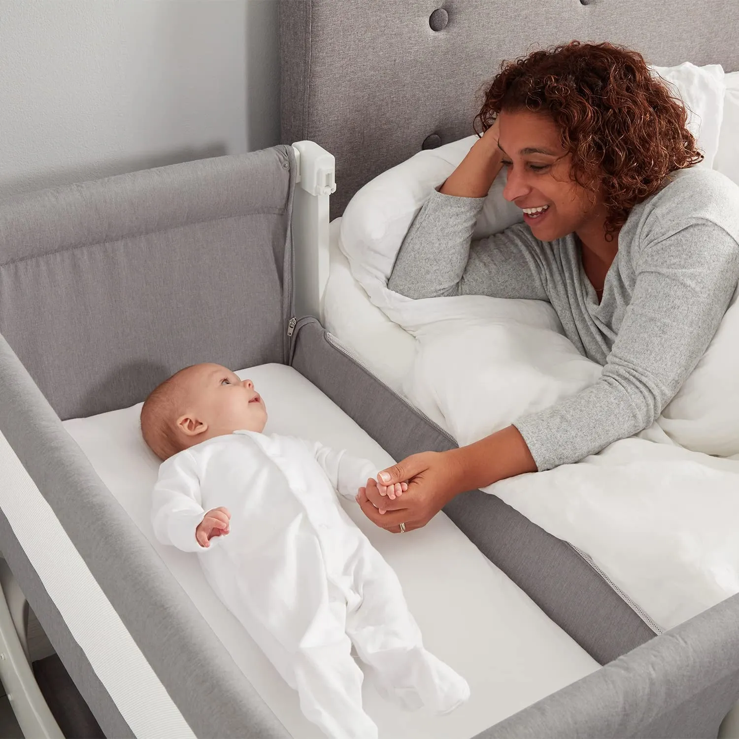 Beaba by Shnuggle Air Complete Sleep System Grey/White