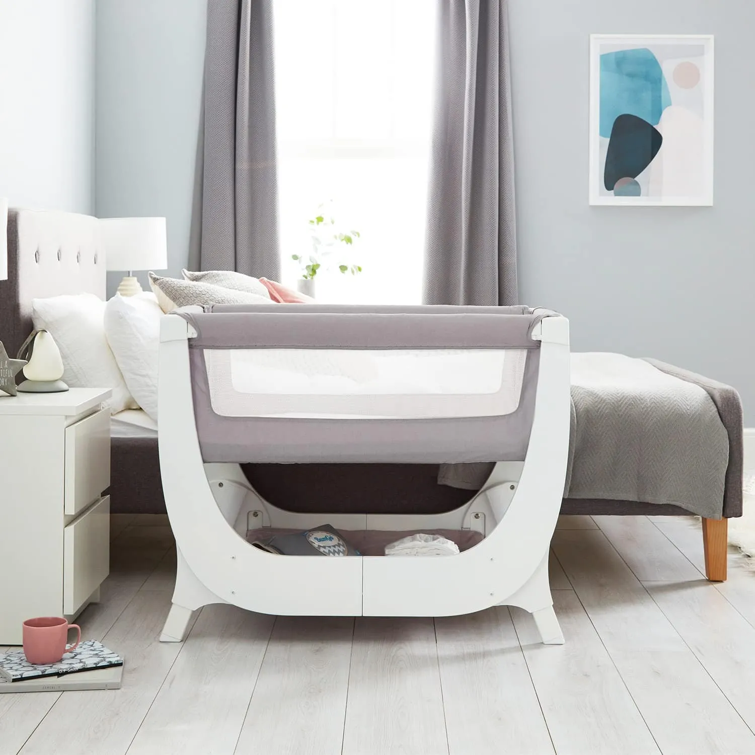 Beaba by Shnuggle Air Complete Sleep System Grey/White