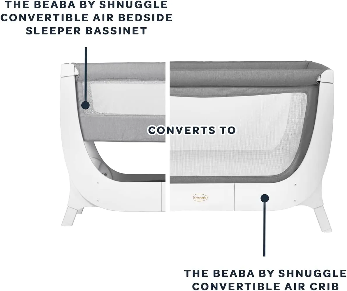 Beaba by Shnuggle Air Complete Sleep System Grey/White