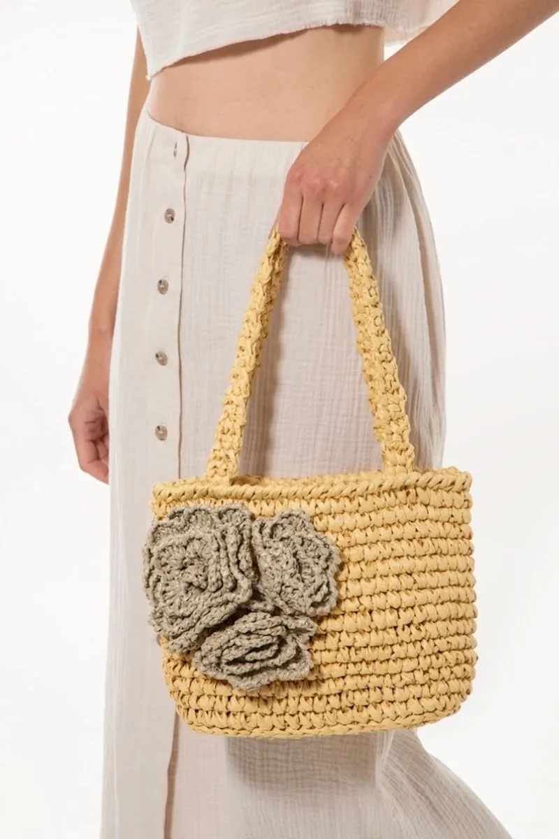 BEIGE MALIBU SHOULDER BAG