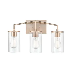 Beverlly 20 in. 3 Lights Vanity Light Gold Finish