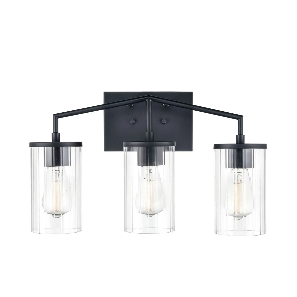 Beverlly 20 in. 3 Lights Vanity Light Matte Black Finish