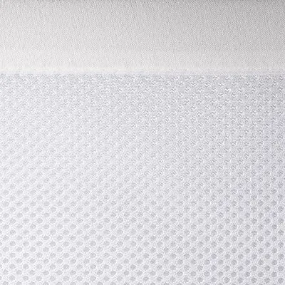 Breathable Baby Solid Mesh Crib Liner - White