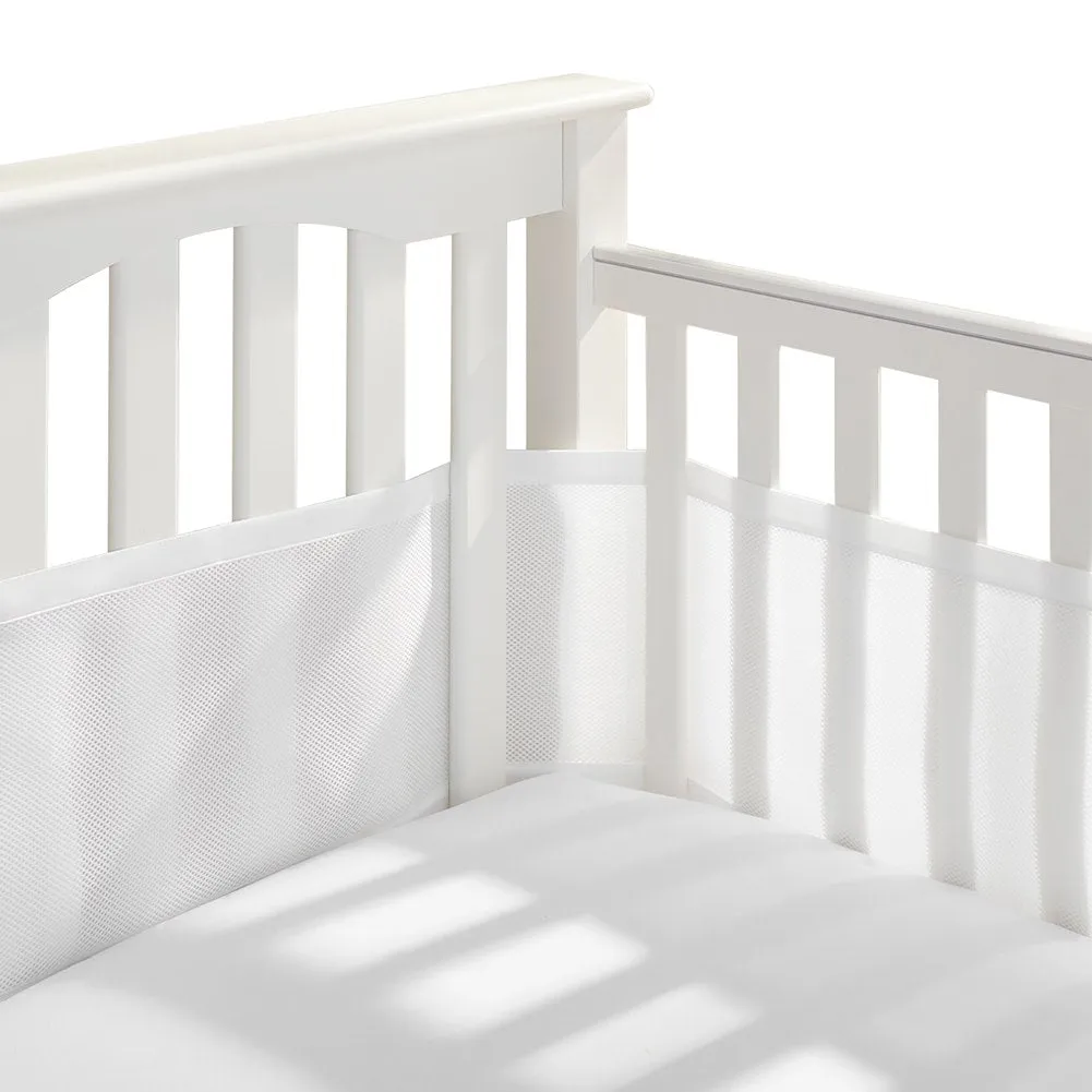 BreathableBaby Classic Mesh Crib Liner - White