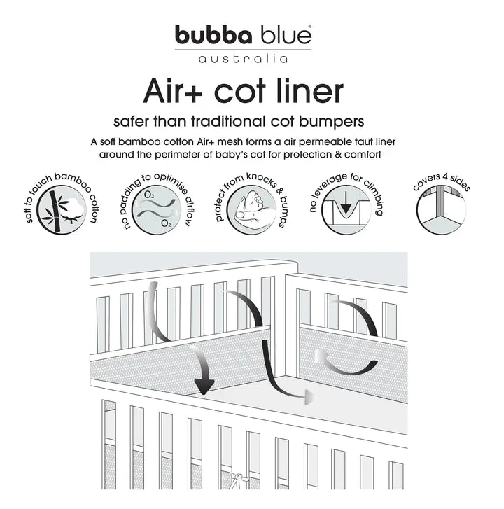 Bubba Blue Nordic Breathe Easy® Air  Cot Liner