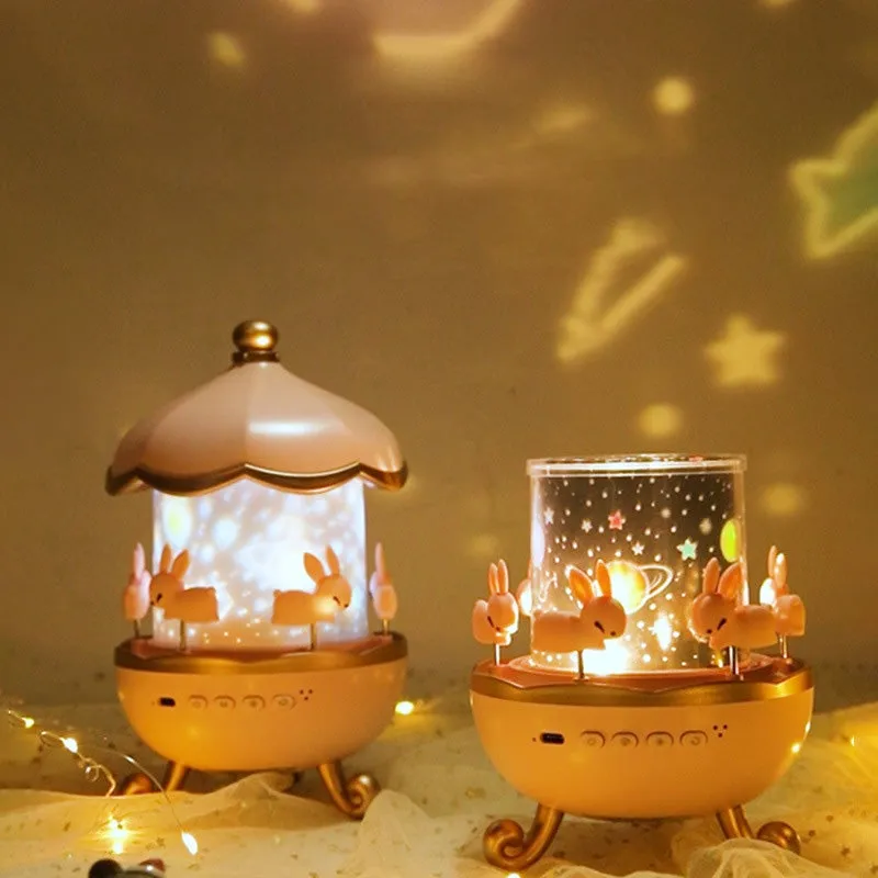 Bunny Carousel Projector Night Light