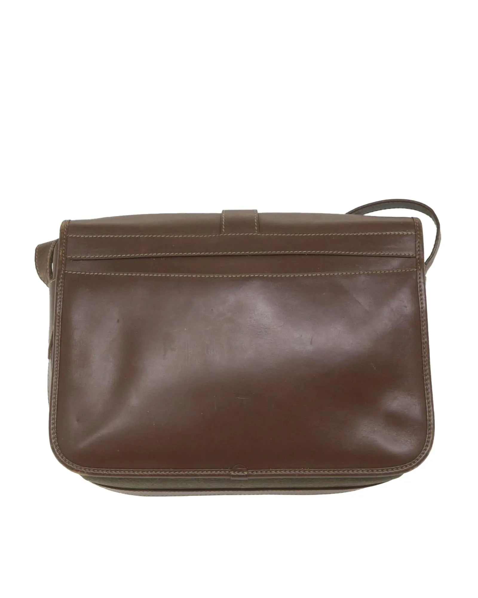 Canvas Leather Shoulder Bag