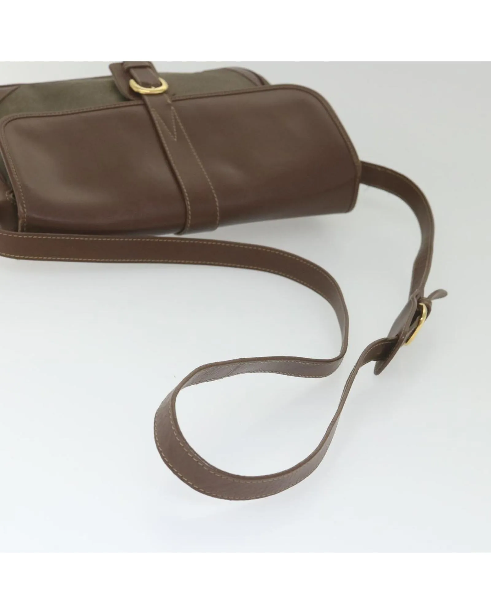 Canvas Leather Shoulder Bag