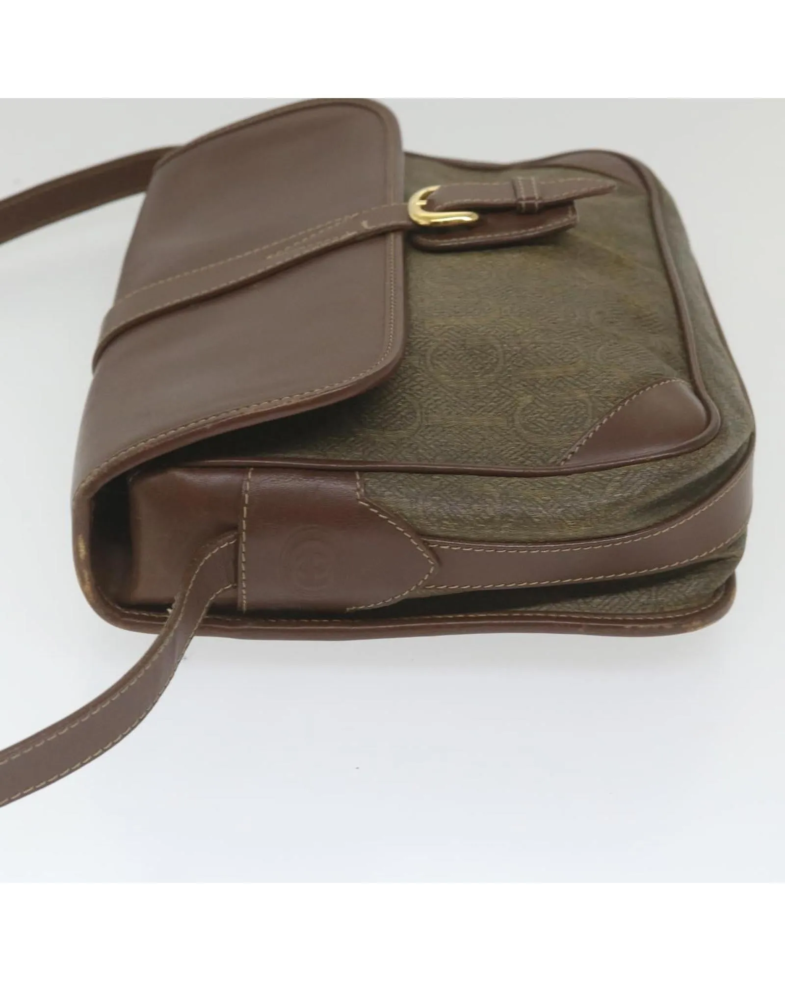 Canvas Leather Shoulder Bag