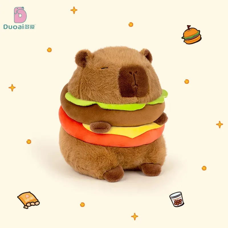 Capybara Hamburger Plushie