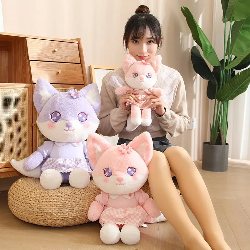 Cherry Blossom Fox Plushie