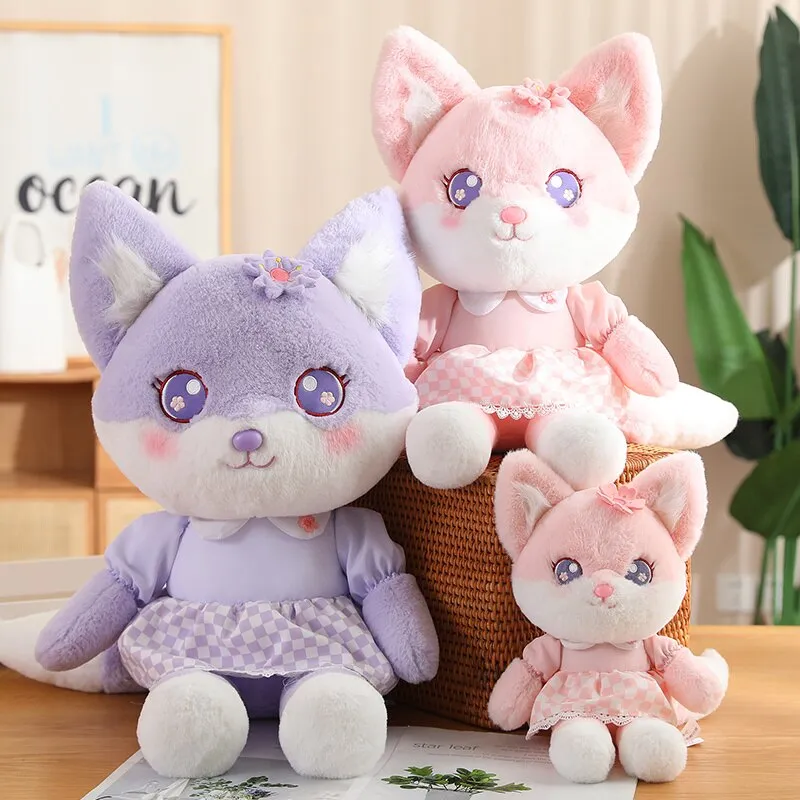 Cherry Blossom Fox Plushie