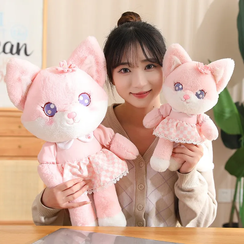 Cherry Blossom Fox Plushie