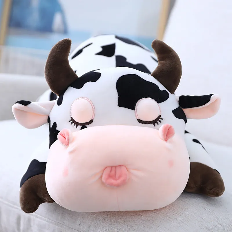 ChonkyCheeks: Adorable Chubby Cow Plush