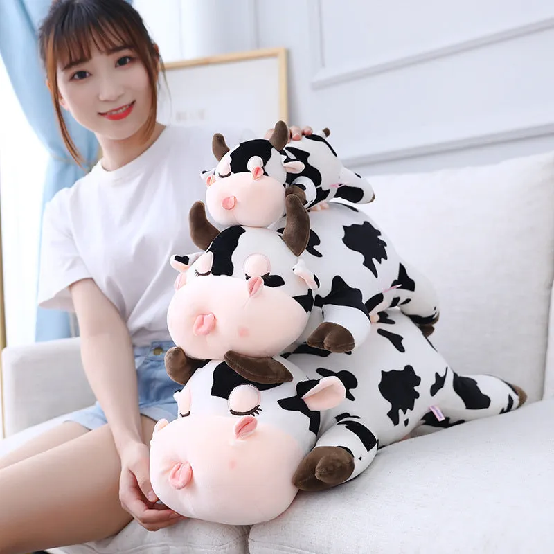 ChonkyCheeks: Adorable Chubby Cow Plush