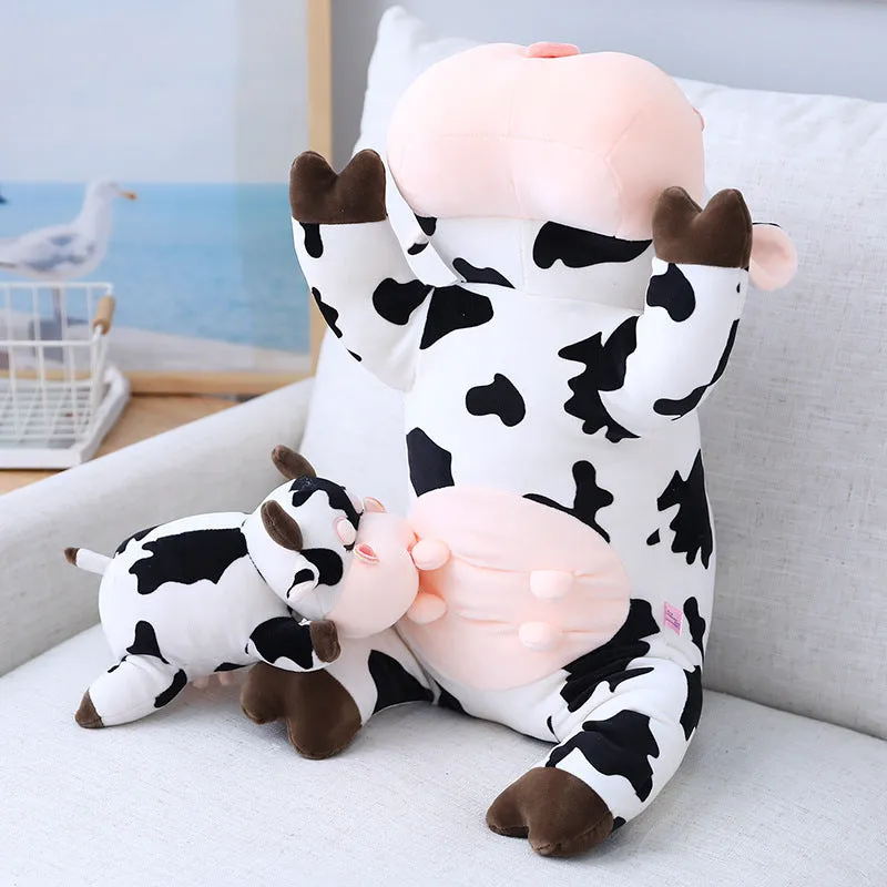 ChonkyCheeks: Adorable Chubby Cow Plush