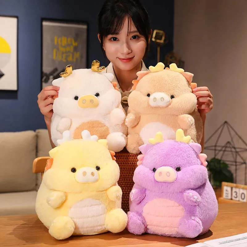 Chubby Pastel Dragon Plushies