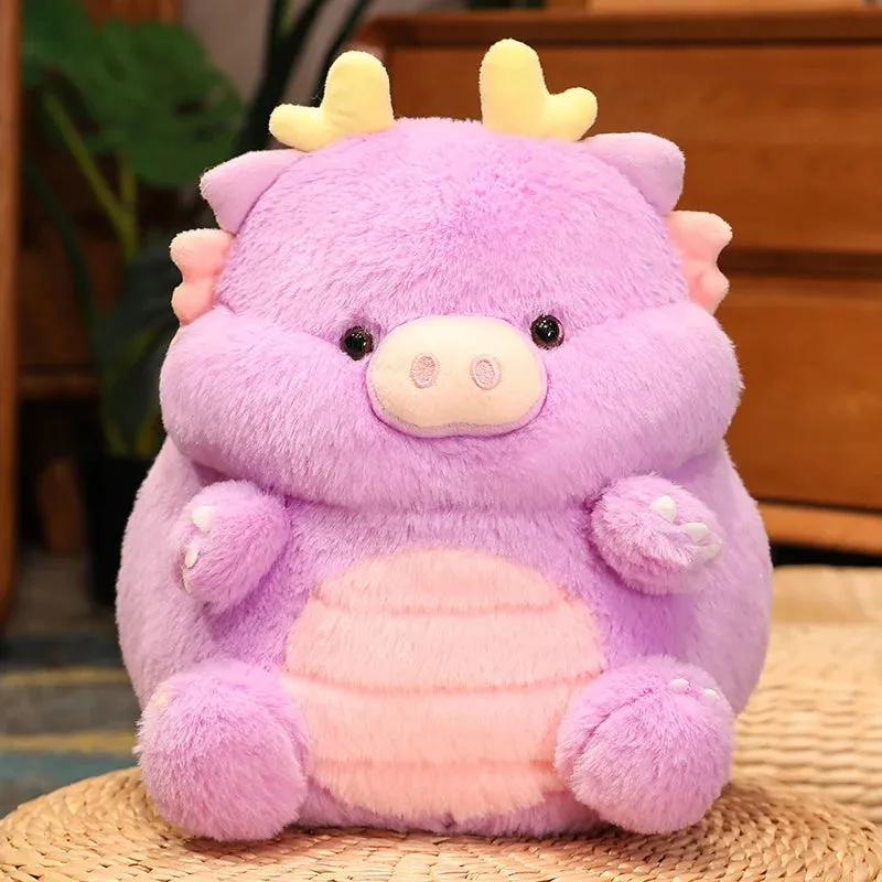 Chubby Pastel Dragon Plushies