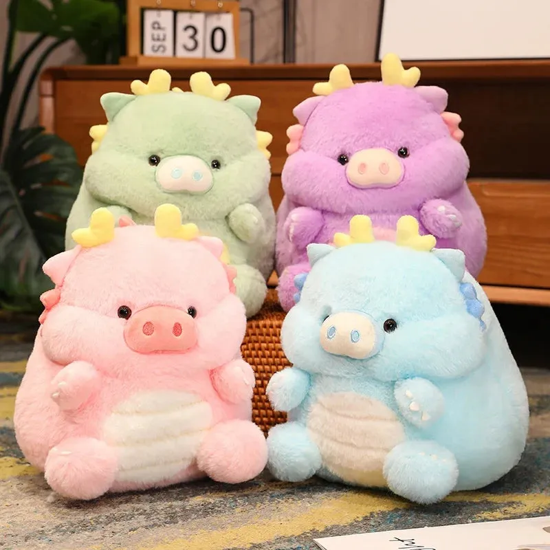 Chubby Pastel Dragon Plushies