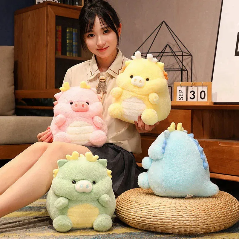 Chubby Pastel Dragon Plushies