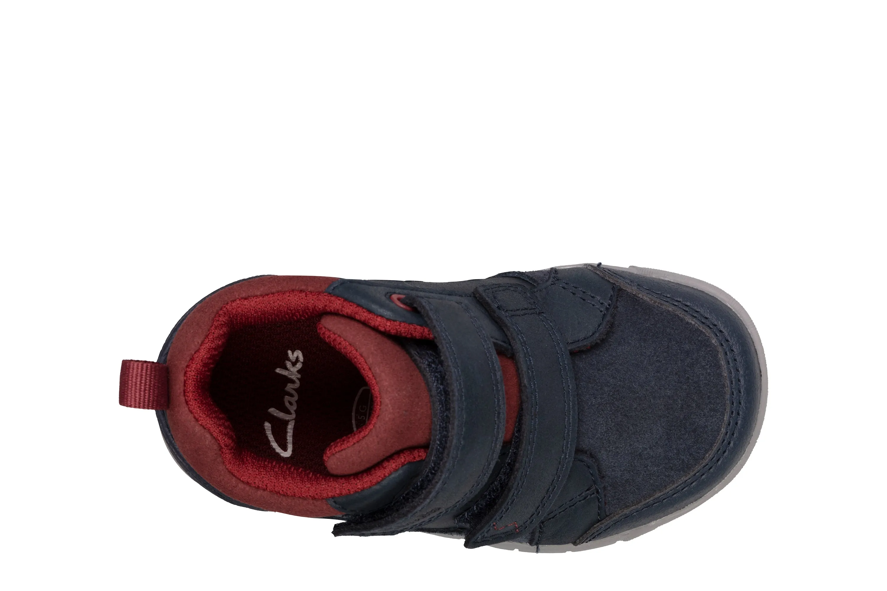 Clarks Rex Park K Navy Leather