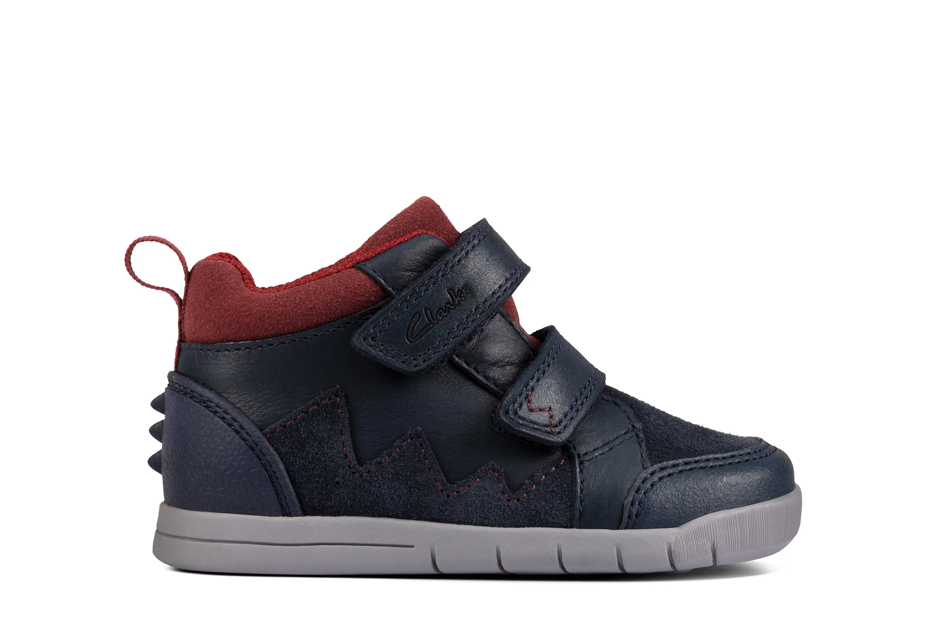 Clarks Rex Park K Navy Leather