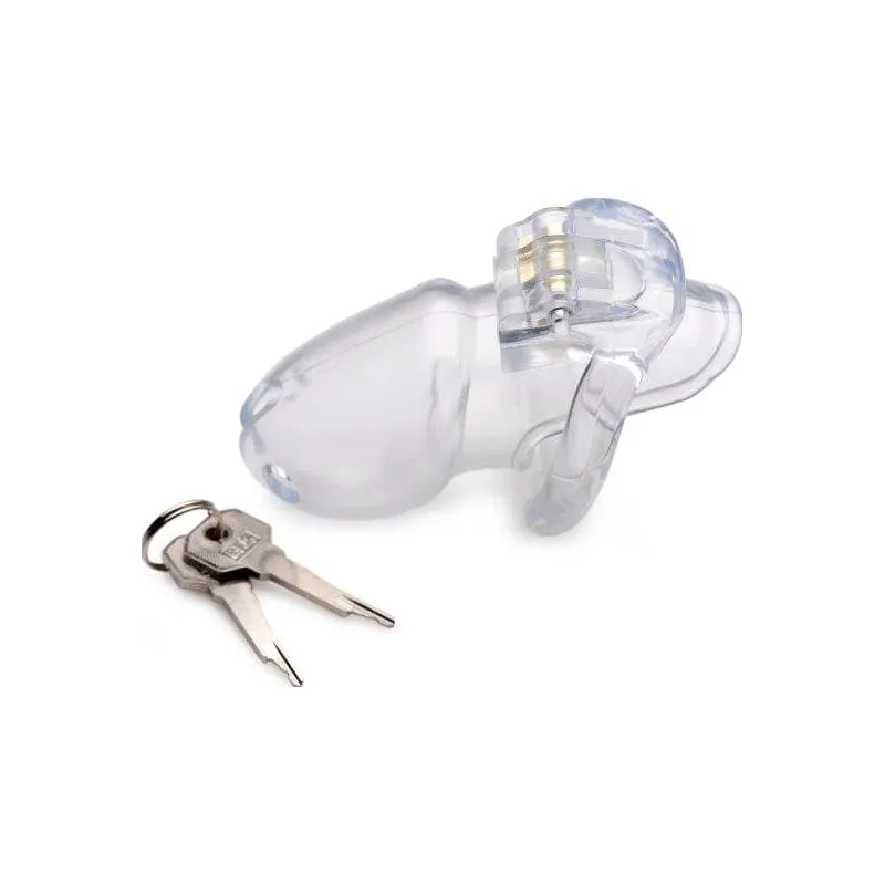 Clear Captor Chastity Cage - Large