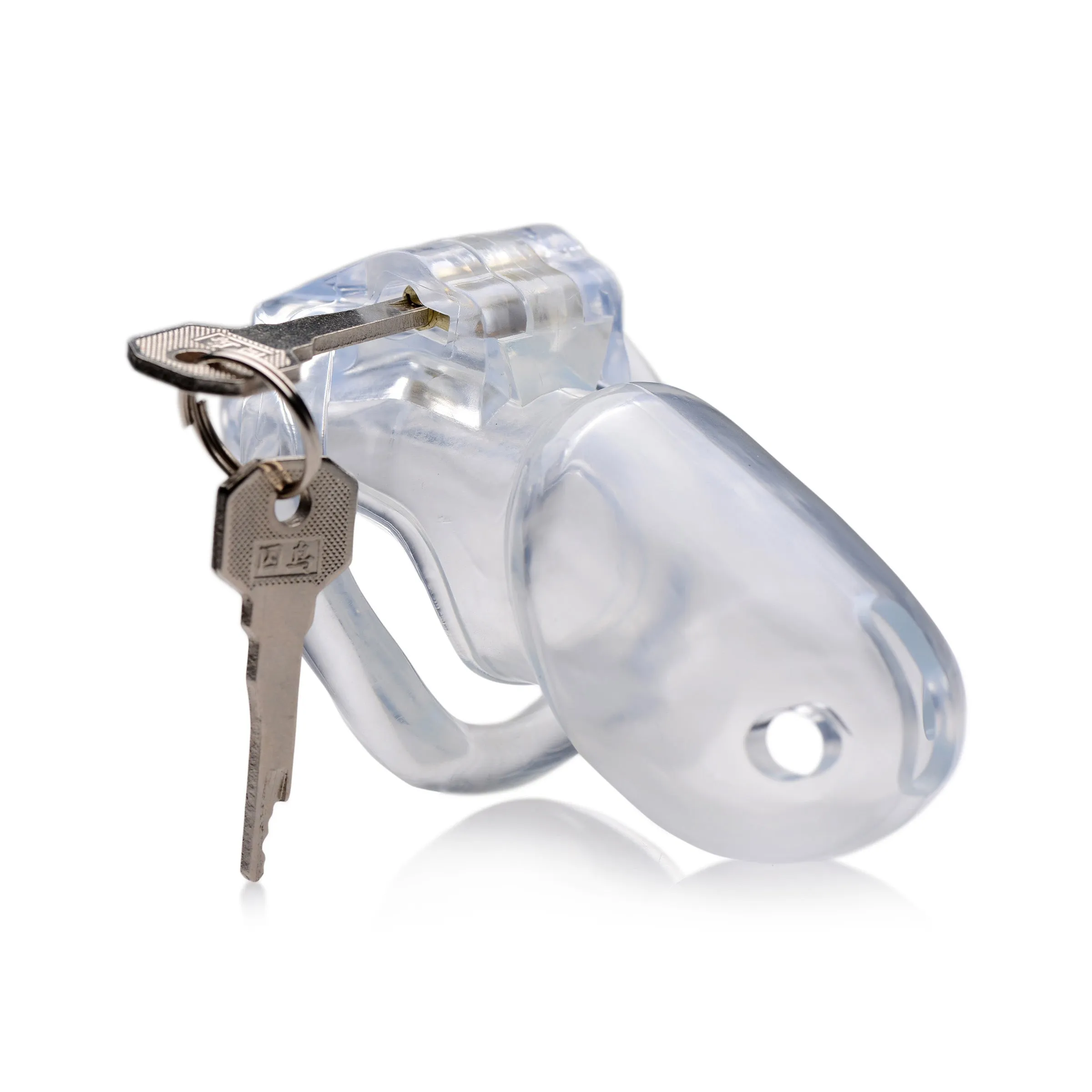 Clear Captor Chastity Cage - Large