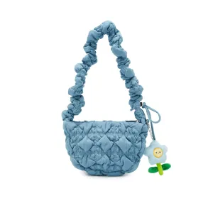 Cole Mini Denim Crossbody Bag Light Blue