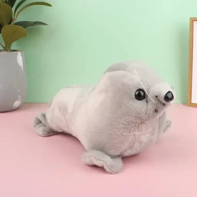 Cuddly Kawaii Baby Seal Plushie