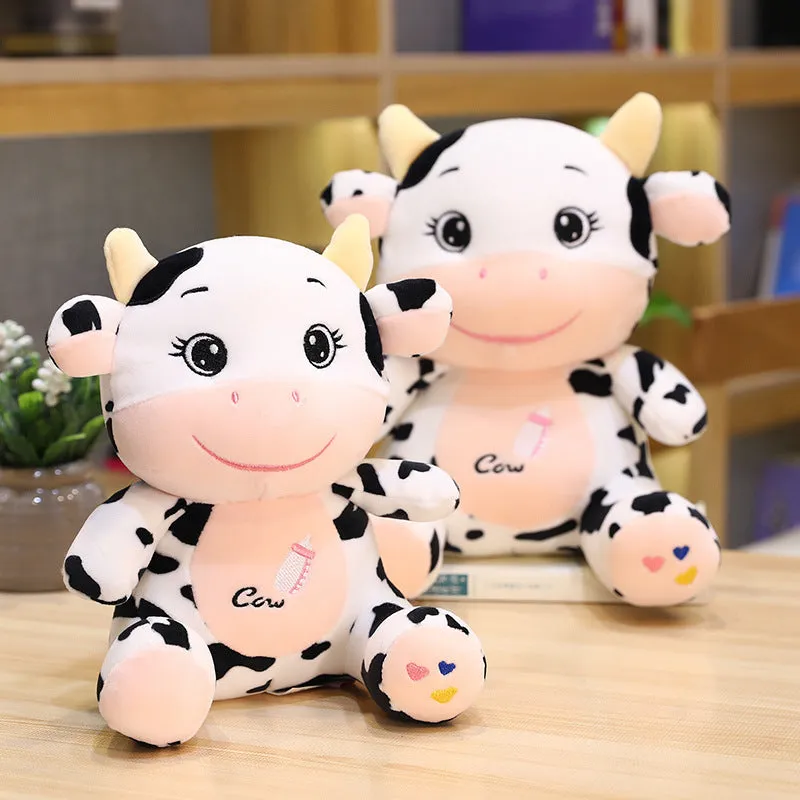 Cute Baby Cow Mini Plushie