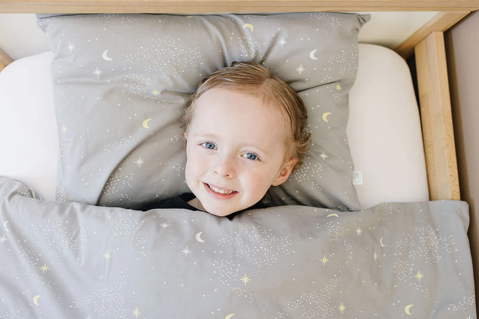 Ecolino® Duvet Cover, 100% Organic Cotton, Crib or Toddler, Milky Way