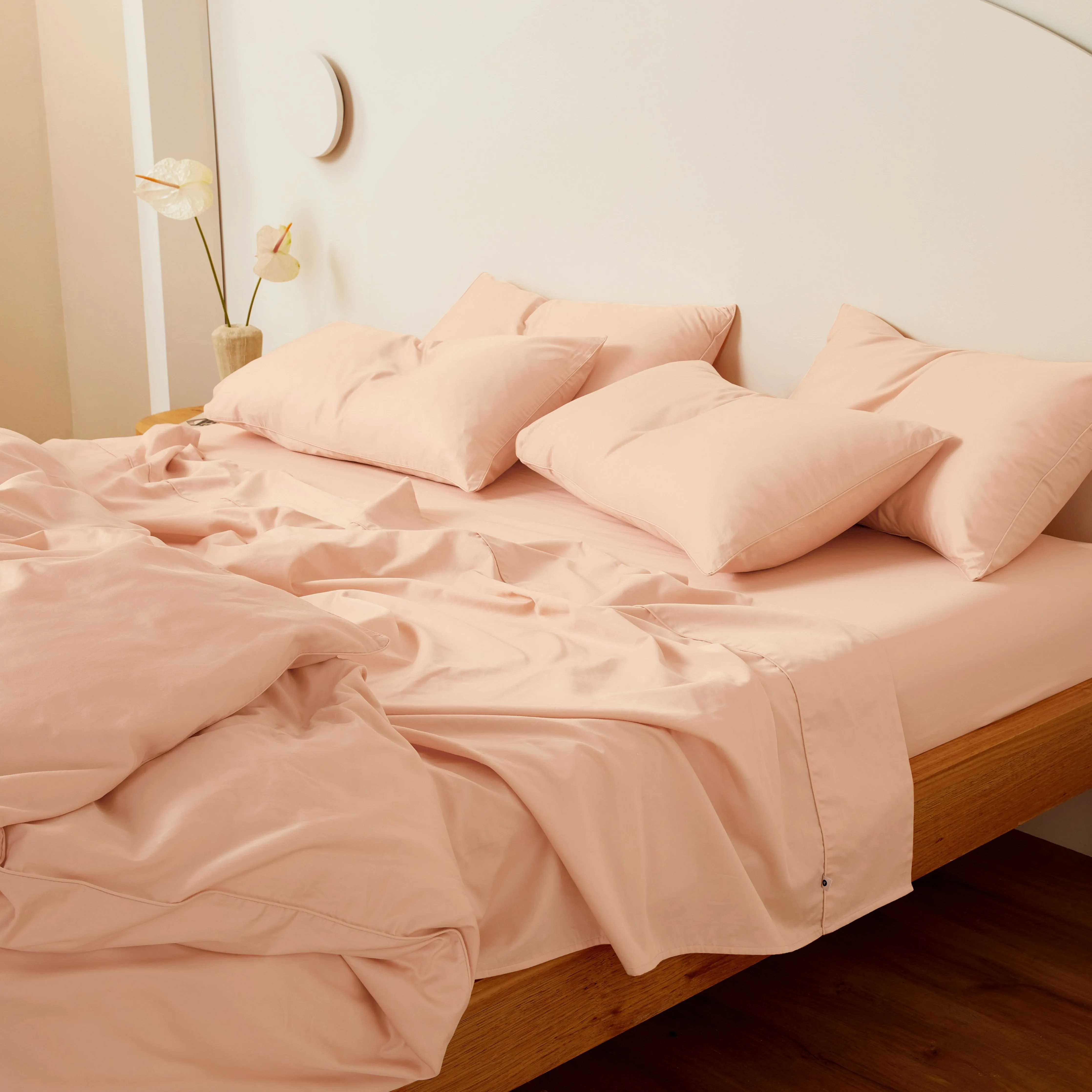 Eden Cotton - Soft Apricot Bed Sheets