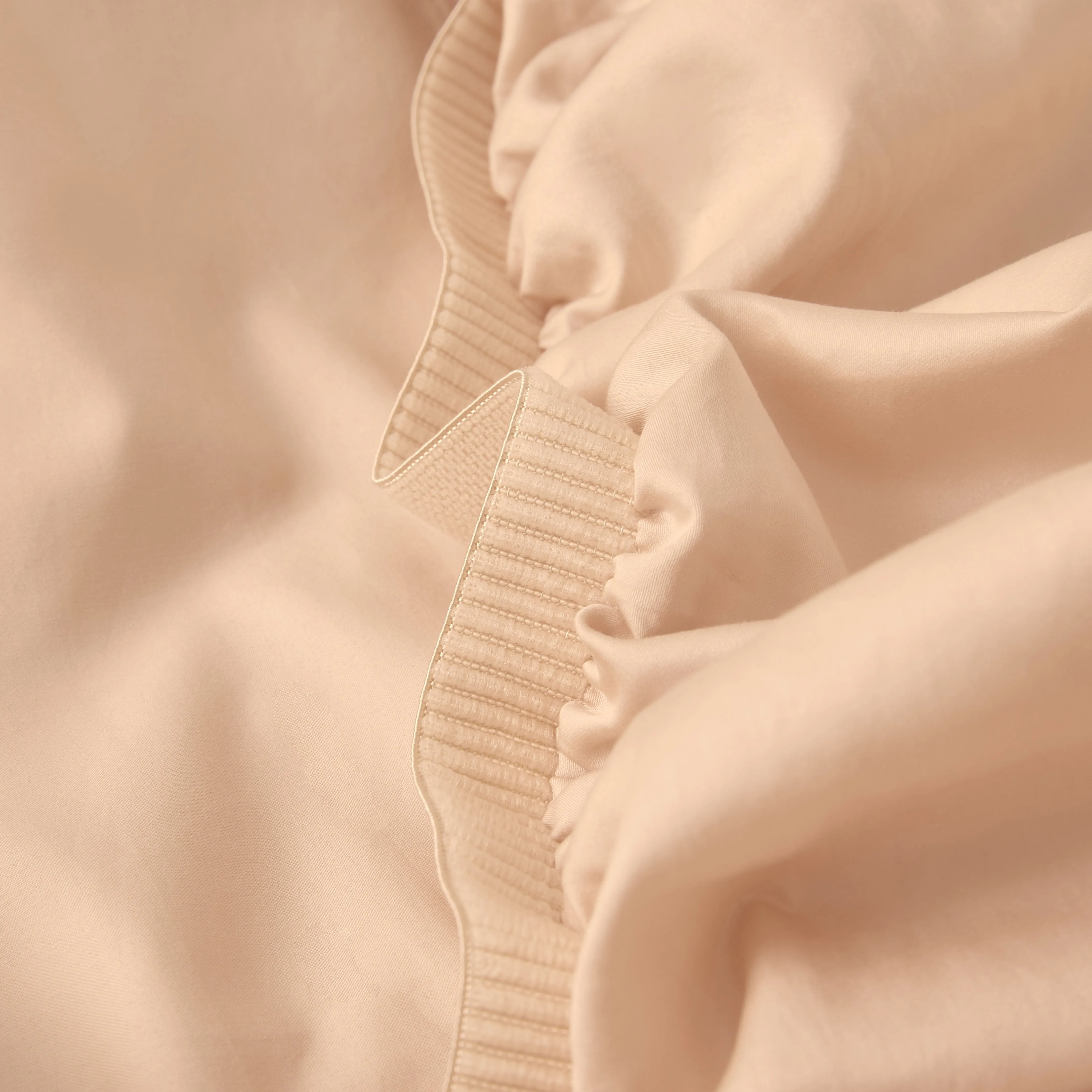 Eden Cotton - Soft Apricot Bed Sheets