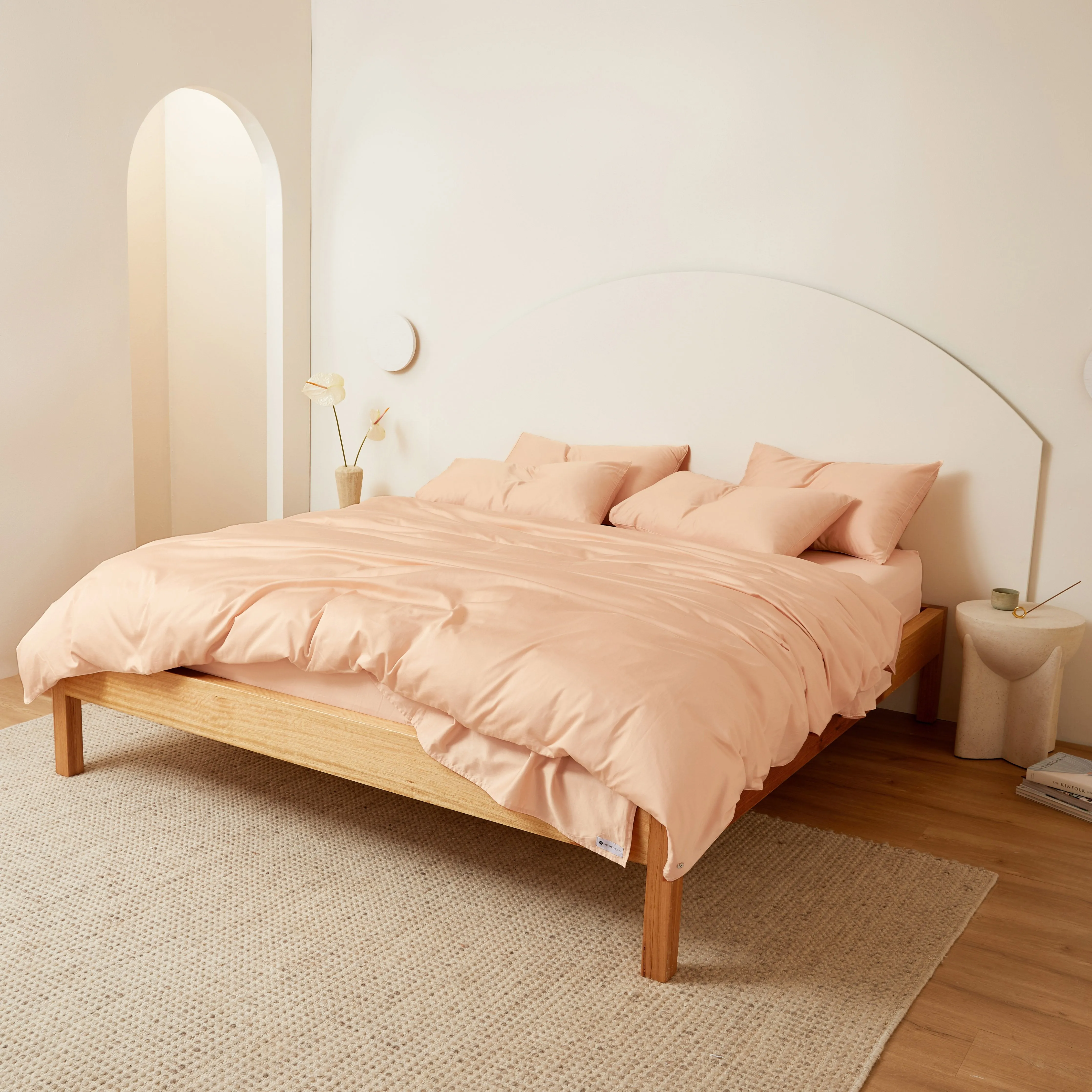 Eden Cotton - Soft Apricot Bed Sheets