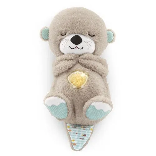 Fisher-Price Soothe N Snuggle Otter - Soothing Toy with Light, Music and Breathing Motion for Infant & Toddlers