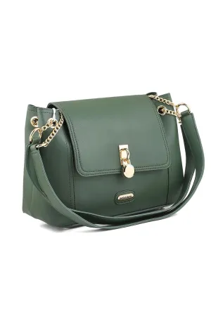 Flap Shoulder Bags B15050-Green