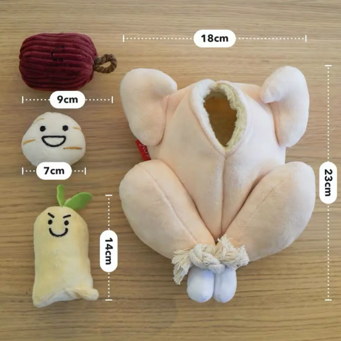 FLUFFURRY SamGye-Tang Pet Toys