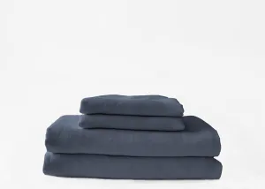 Hemp Sheet Set in Night Swim