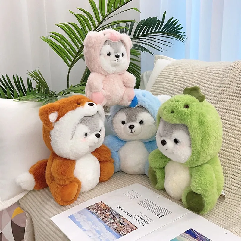 Huggable Fluffy Husky Plushies Team | NEW