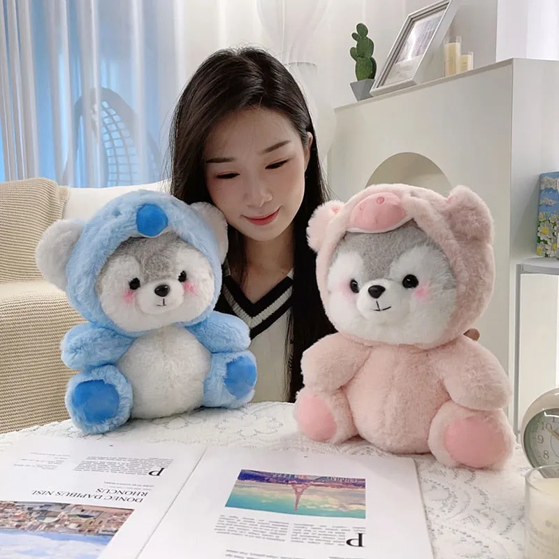 Huggable Fluffy Husky Plushies Team | NEW