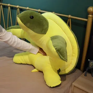 Huggable Kawaii Sea Turtle Stuffed Animal Pillow Plushie