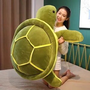 Huggable Kawaii Sea Turtle Stuffed Animal Pillow Plushie